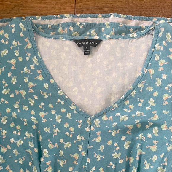 pristine condition Violets & Roses dress - Picture 2 of 3